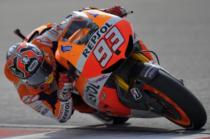 Marquez, 2, incrementa il suo vantaggio in classifica:  a +43 su Lorenzo. Afp